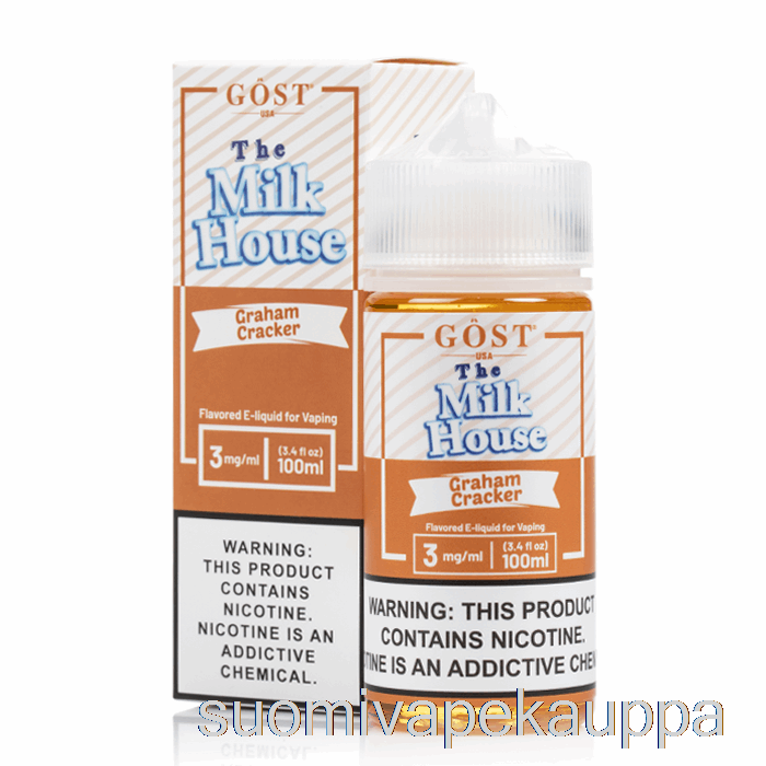 Vape Suomi Graham Cracker - The Milk House - Gost Vapor - 100ml 3mg